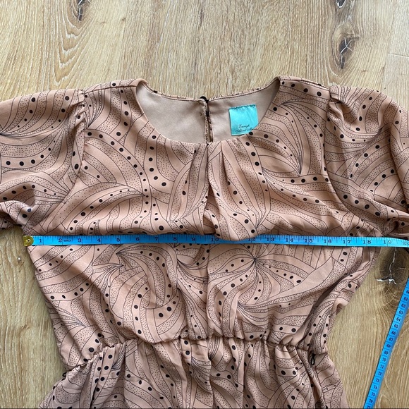 Cottagecore “Enough About Me” Peasant Style Flowy Dress - Picture 12 of 13